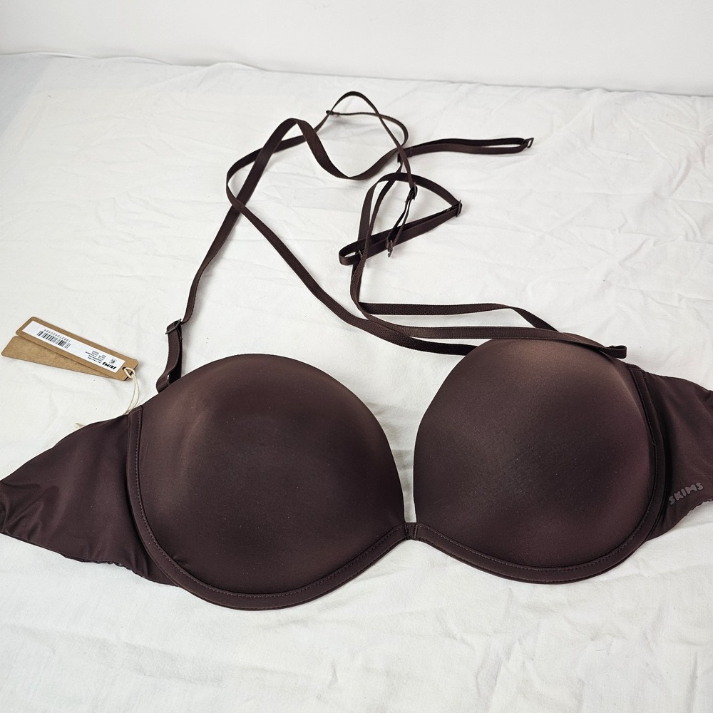Skims NWT Cocoa Brown Multi-Way Underwire Bra 34DDDD ST-STP-5942W